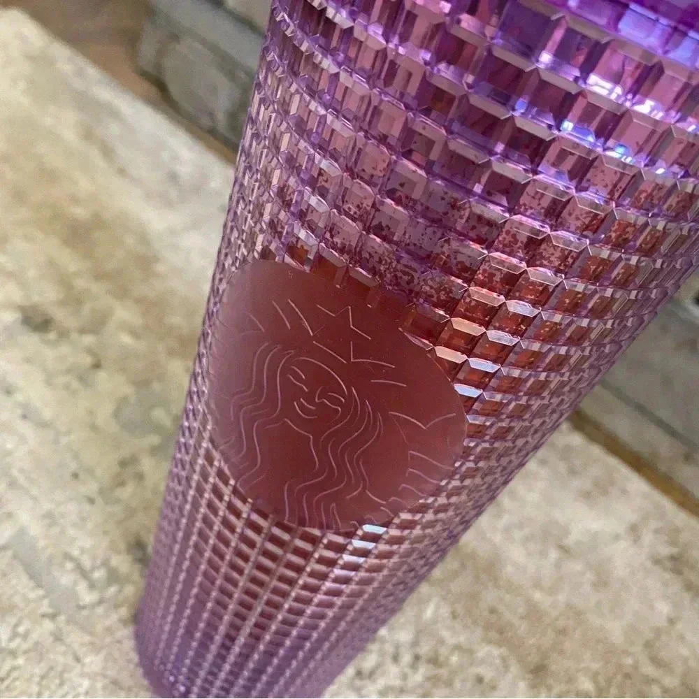 Starbucks 2021 Summer Pink Purple Gradient Tumbler Drink Cup 24oz